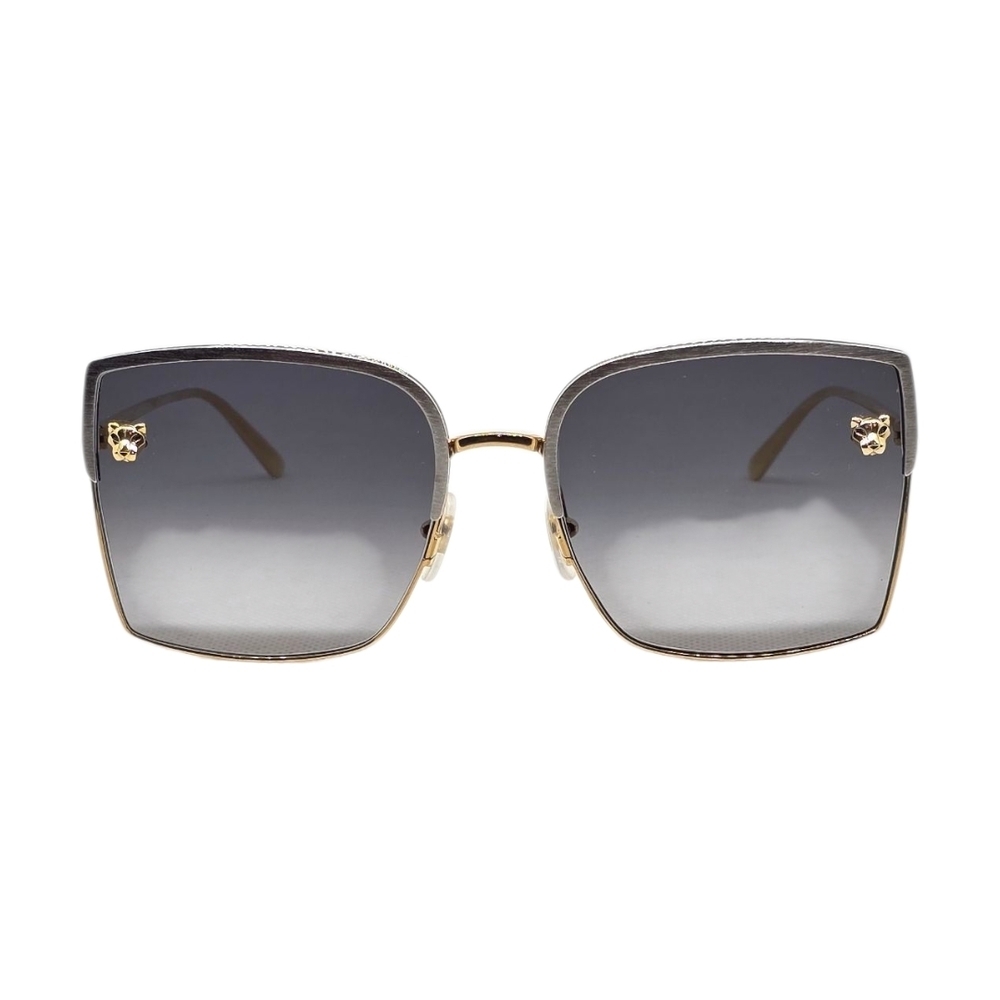 Elegant Gold and Black Sunglasses